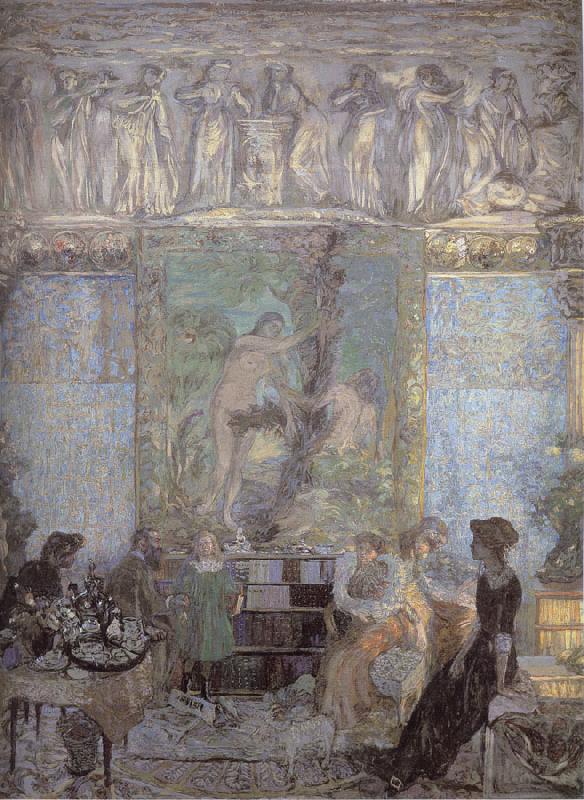 Edouard Vuillard Library china oil painting image